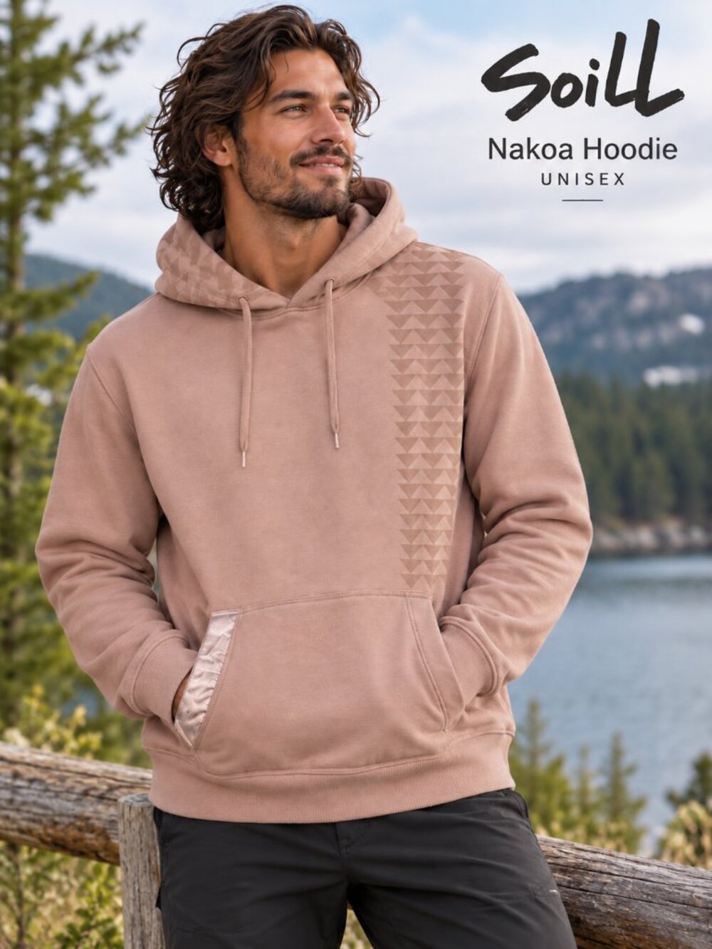 So iLL x Jason Momoa Nakoa Hoodie - UNISEX - XL- - Dirty Pink